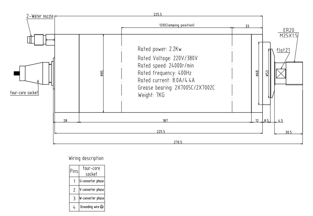 GDZ-23-1 dimensions and specifications drawing